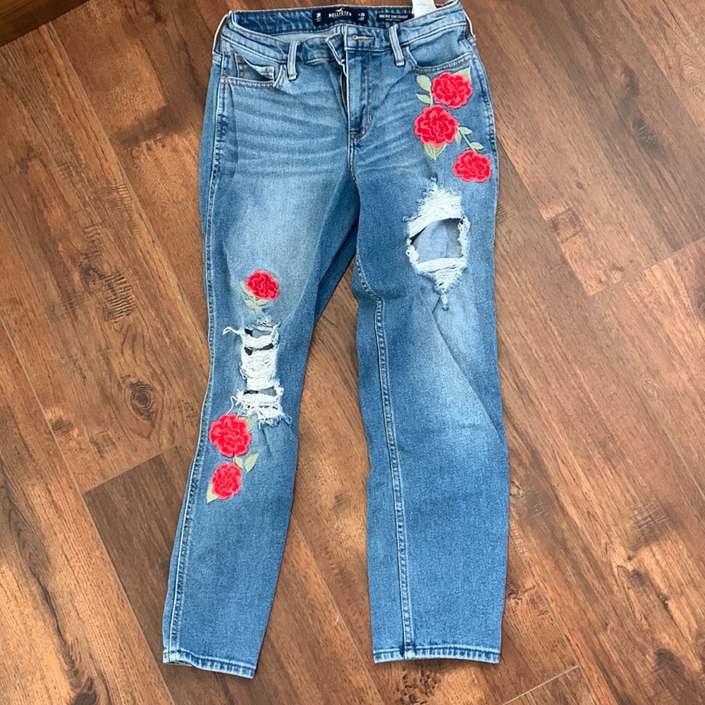 Embroidered jeans